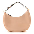 Fendi Vitello Grace Matte Small Fendigraphy Hobo Bag Light Rose