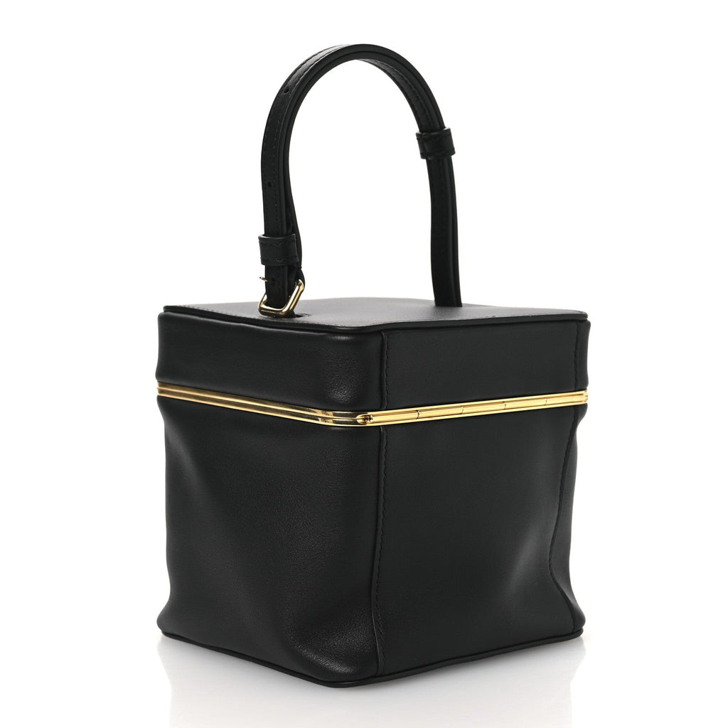 Celine Supple Calfskin Cube Frame Bag Black