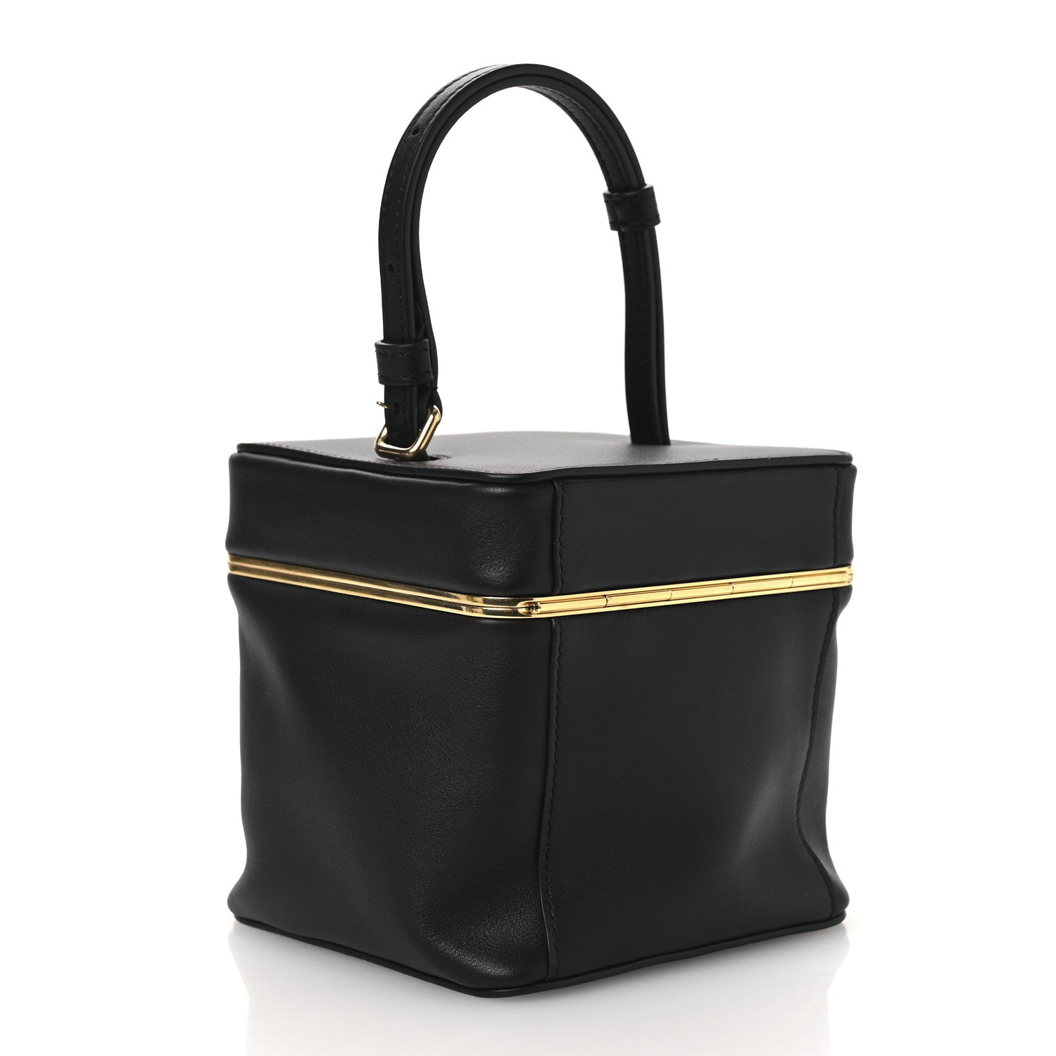 Celine Supple Calfskin Cube Frame Bag Black