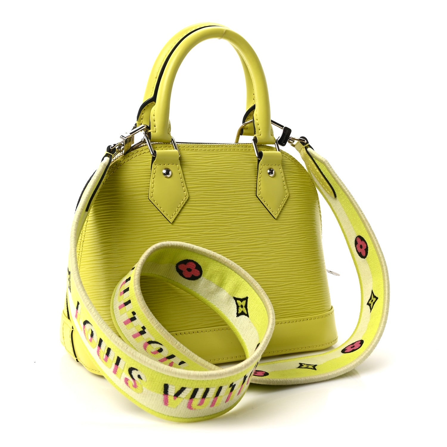 Louis Vuitton Epi Jacquard Alma BB Yellow Citron