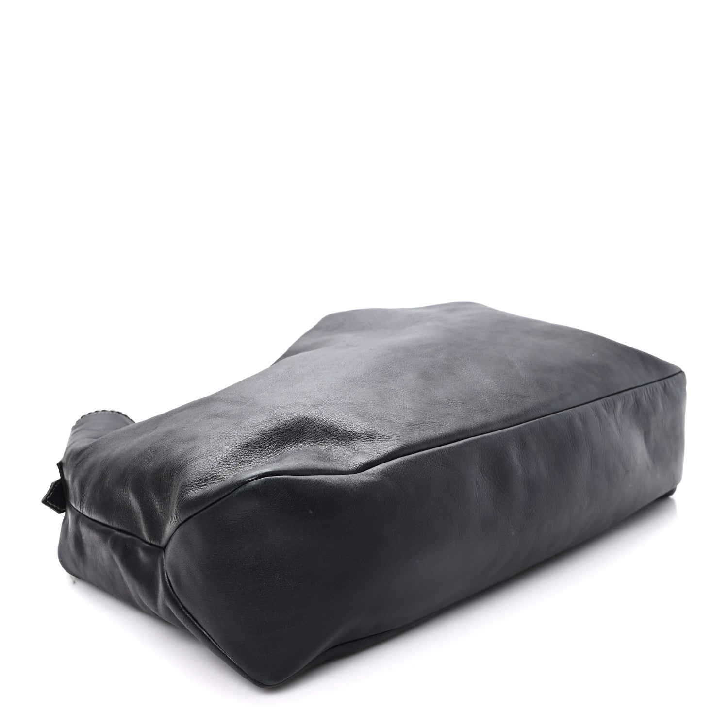 Gucci Calfskin Large Horsebit Chain Hobo Black