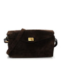 Balenciaga Suede Medium Le 7 Shoulder Bag Moka