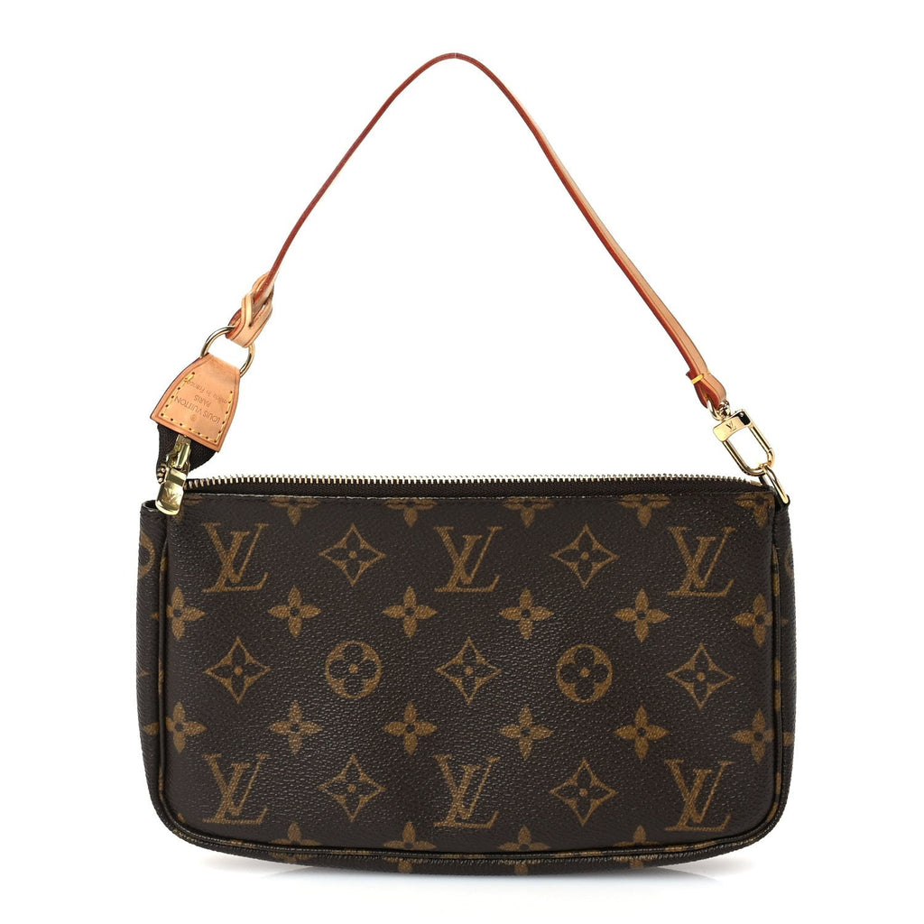 Louis Vuitton Monogram Pochette Accessories Brown