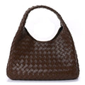 Bottega Veneta Intrecciato Medium Campana Shoulder Bag Tannin