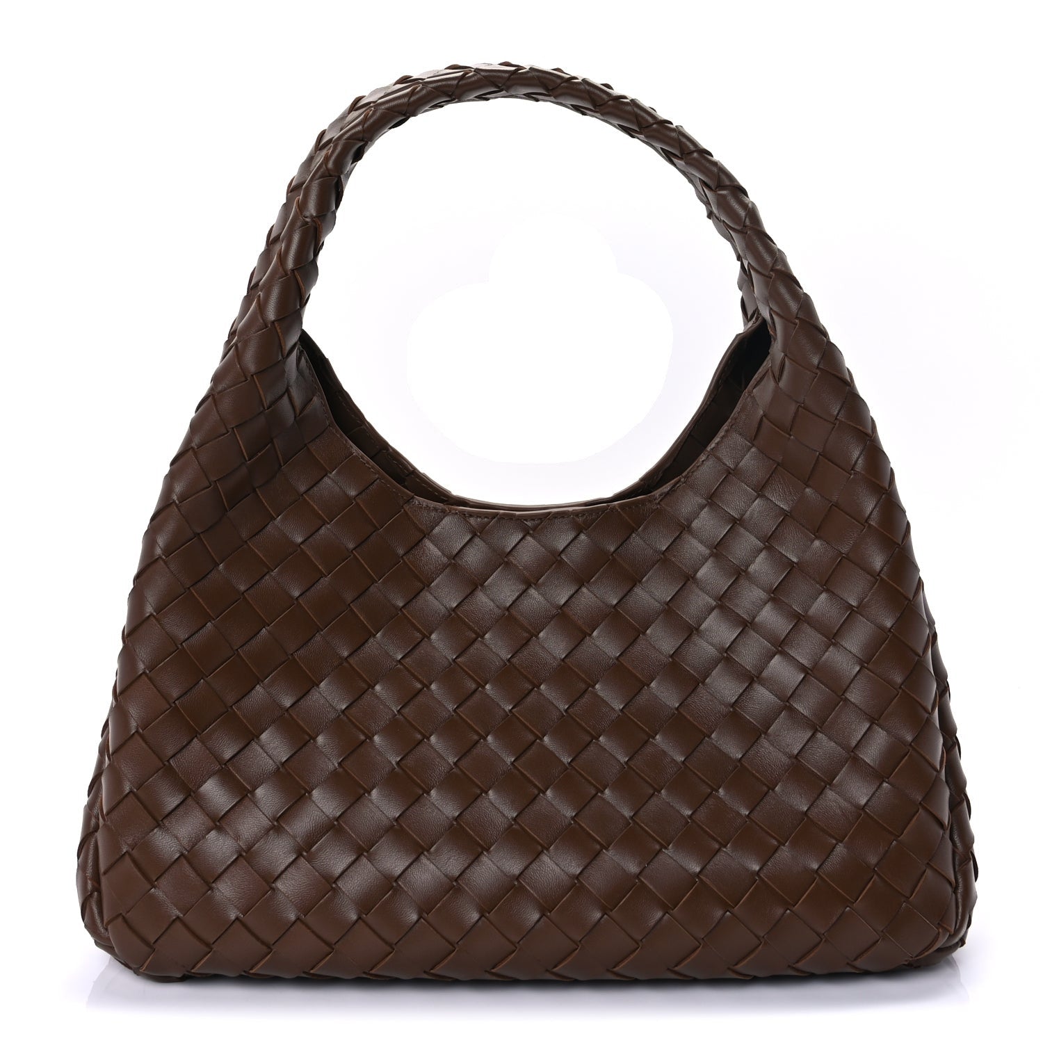 Bottega Veneta Intrecciato Medium Campana Shoulder Bag Tannin