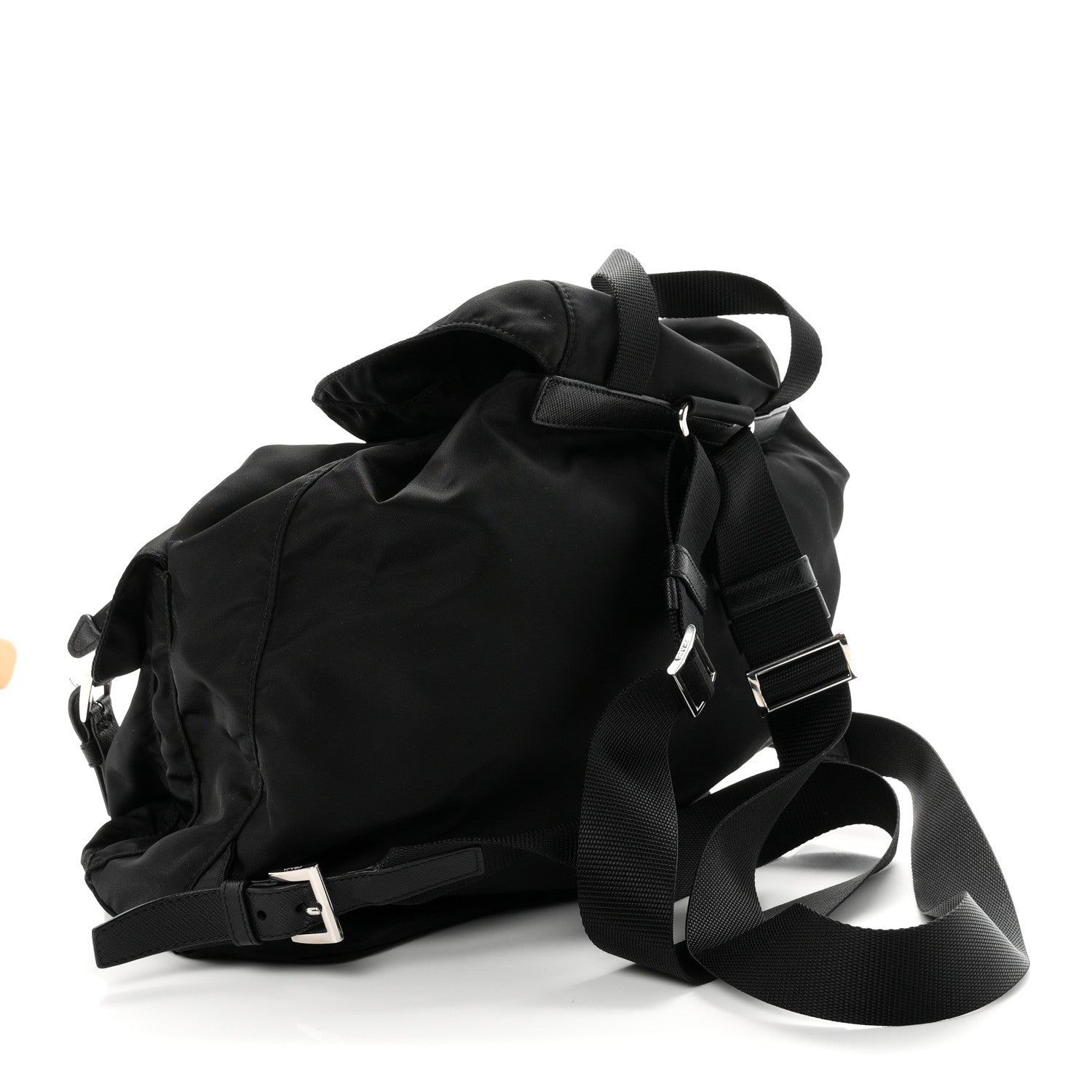 Prada Re-Nylon Saffiano Medium Backpack Black