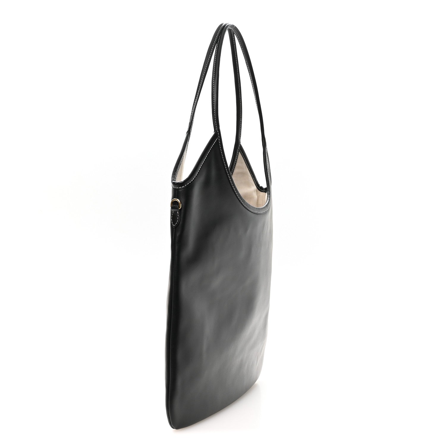 Miu Miu Nappa Ivy Bag Black side view