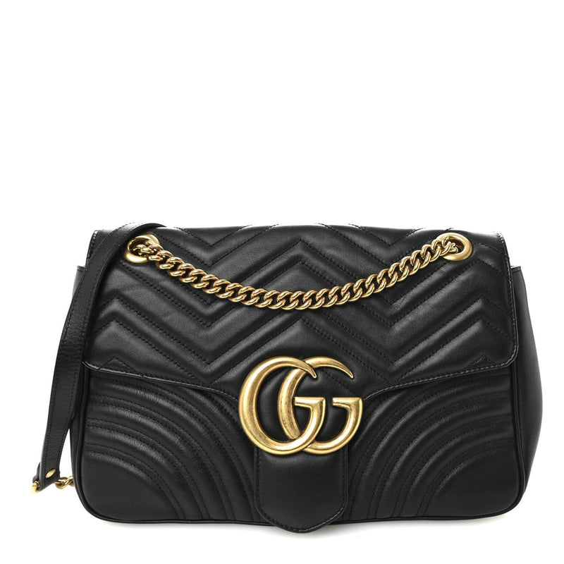 GUCCI GG MARMONT MATELASSÉ MEDIUM BAG