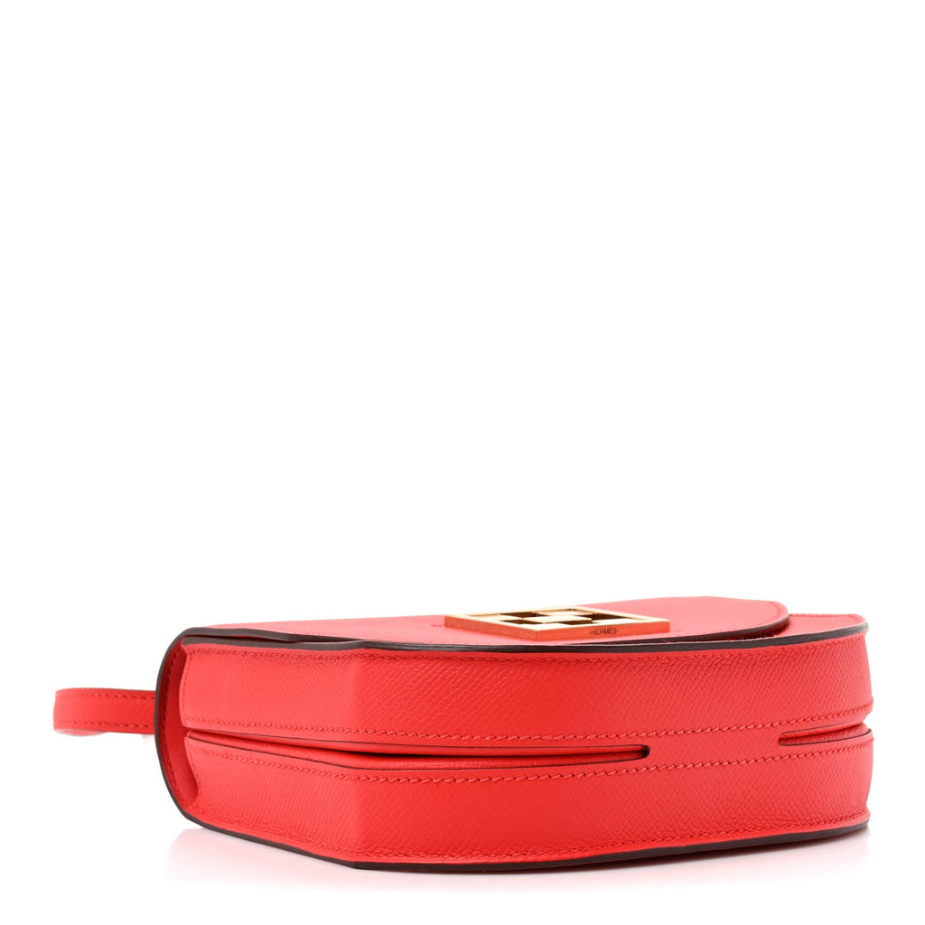 Hermès Epsom Mosaique Au 24-17 Rouge De Coeur