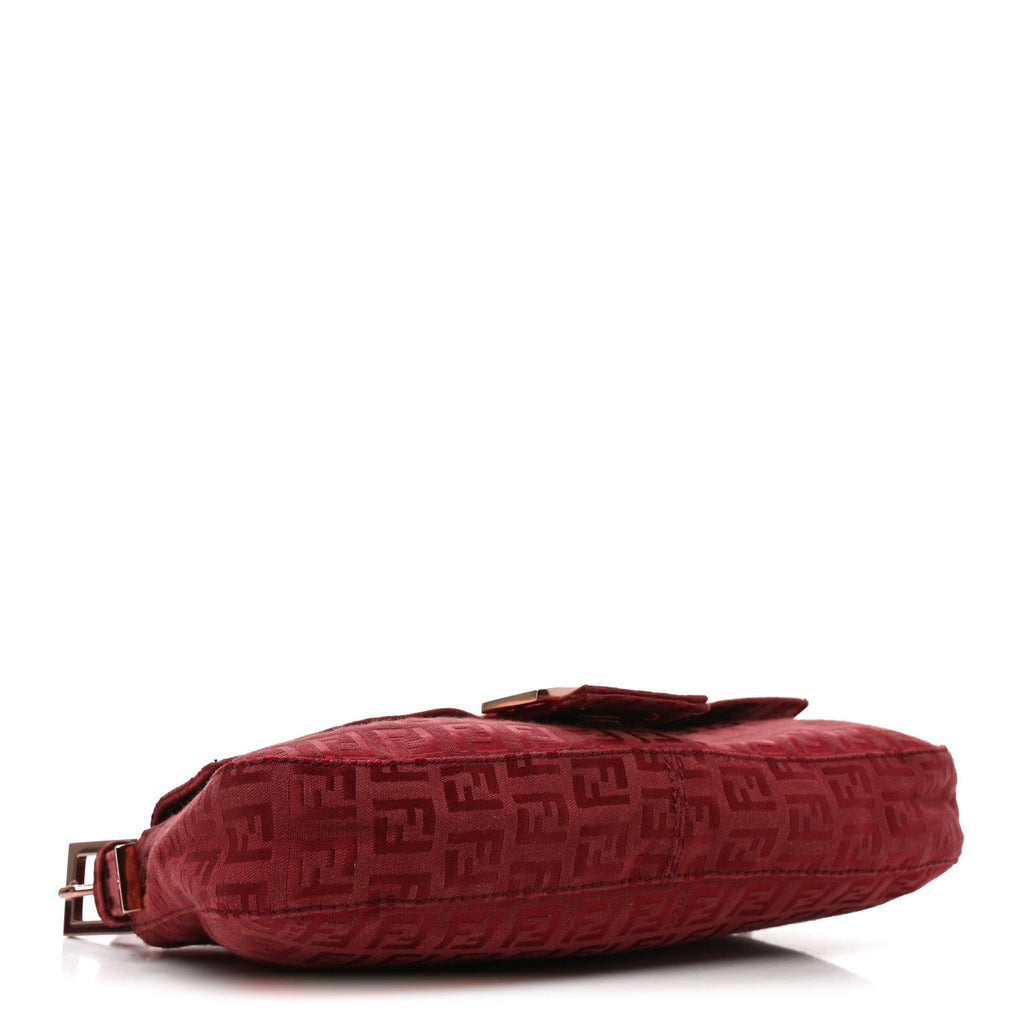 Fendi Zucchino Baguette Rosso