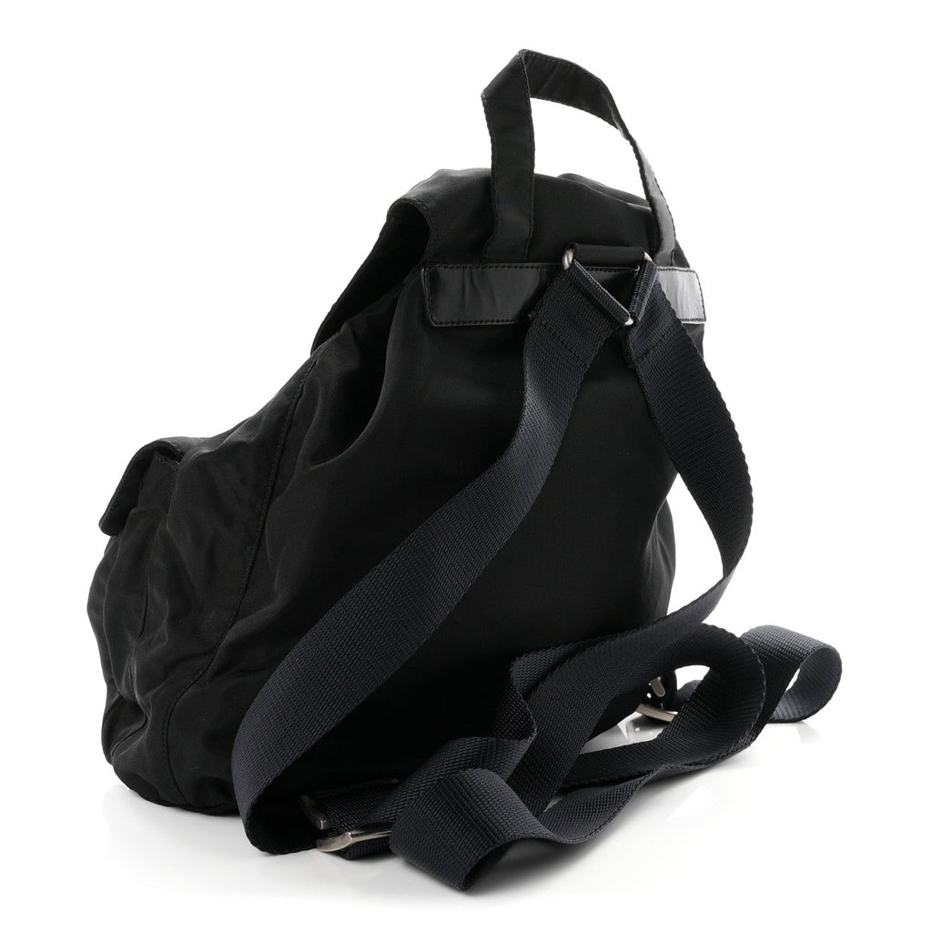 Prada Nylon Vela Small Backpack Black