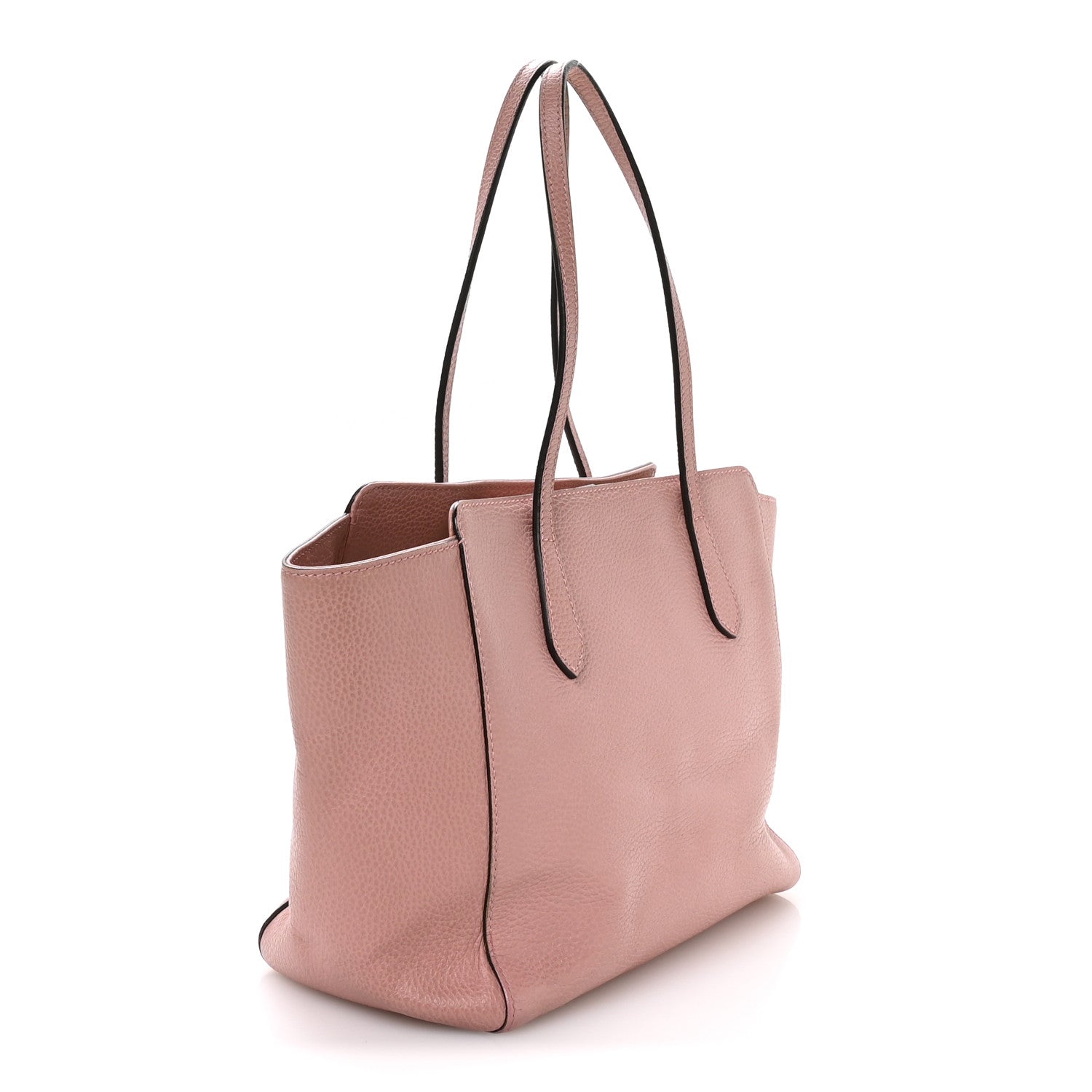 Gucci Dollar Calfskin Small Swing Tote Soft Pink