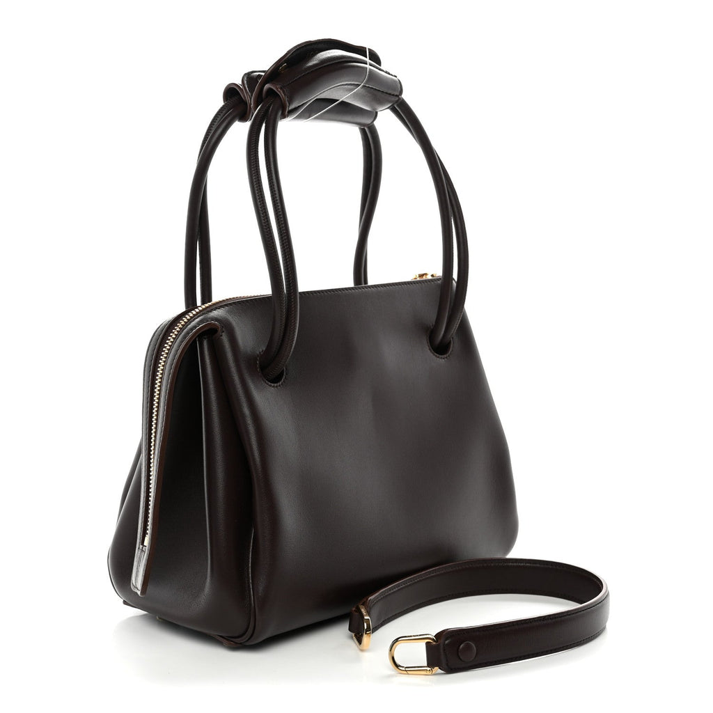 Loewe Supple Calfskin Small Madrid Bag Dark Brownie