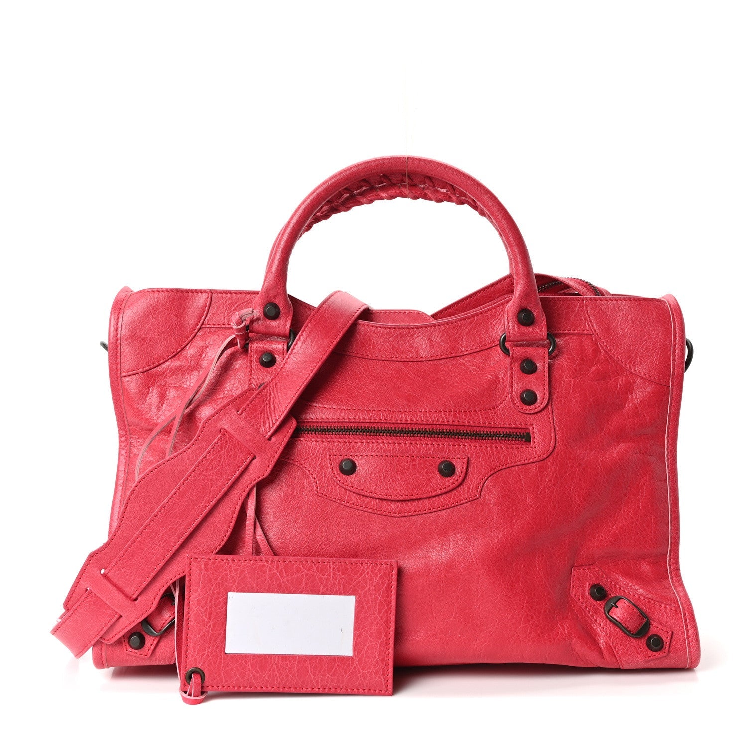 Balenciaga Agneau Classic Hardware City Rose Thulian