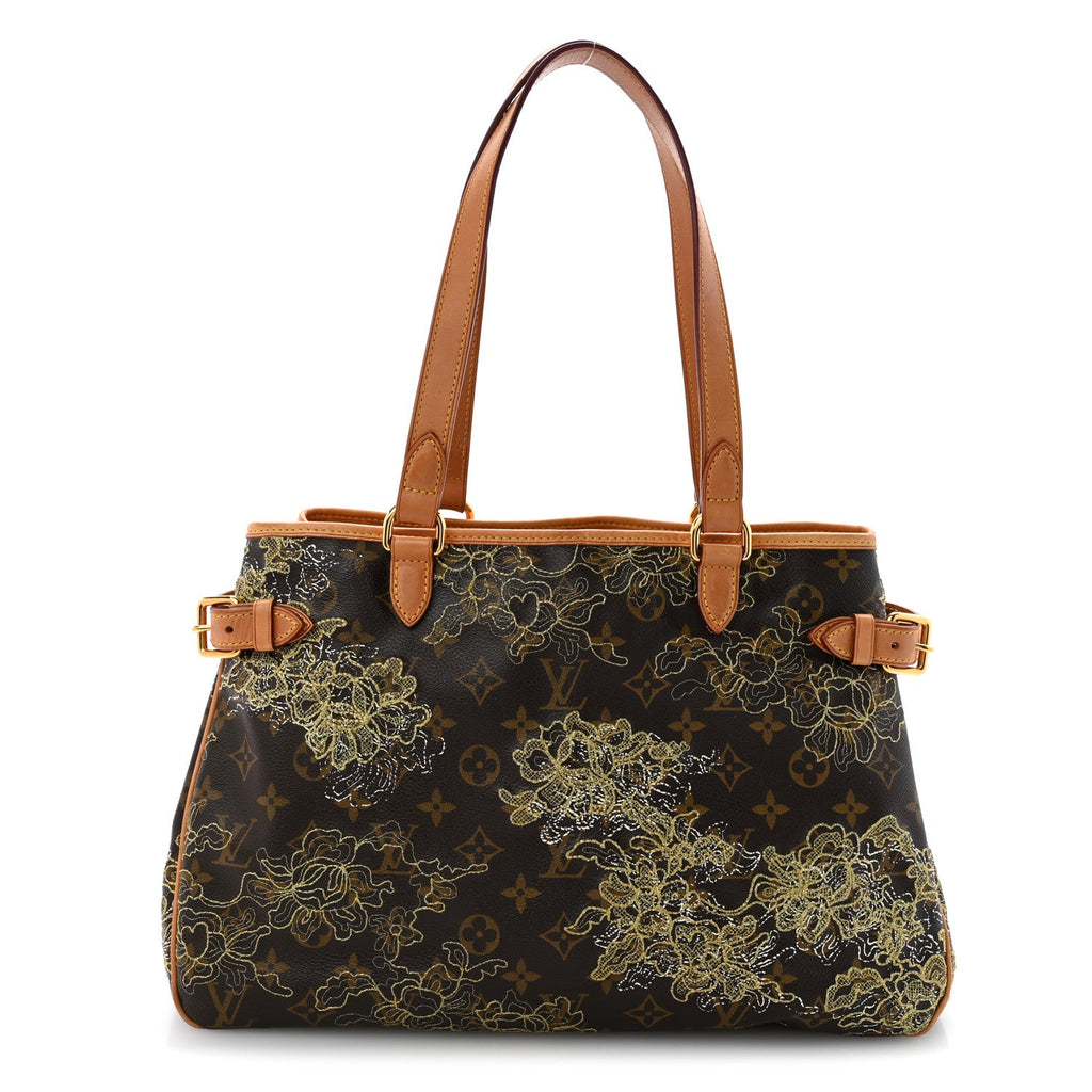 Louis Vuitton Monogram Dentelle Batignolles Horizontal Gold