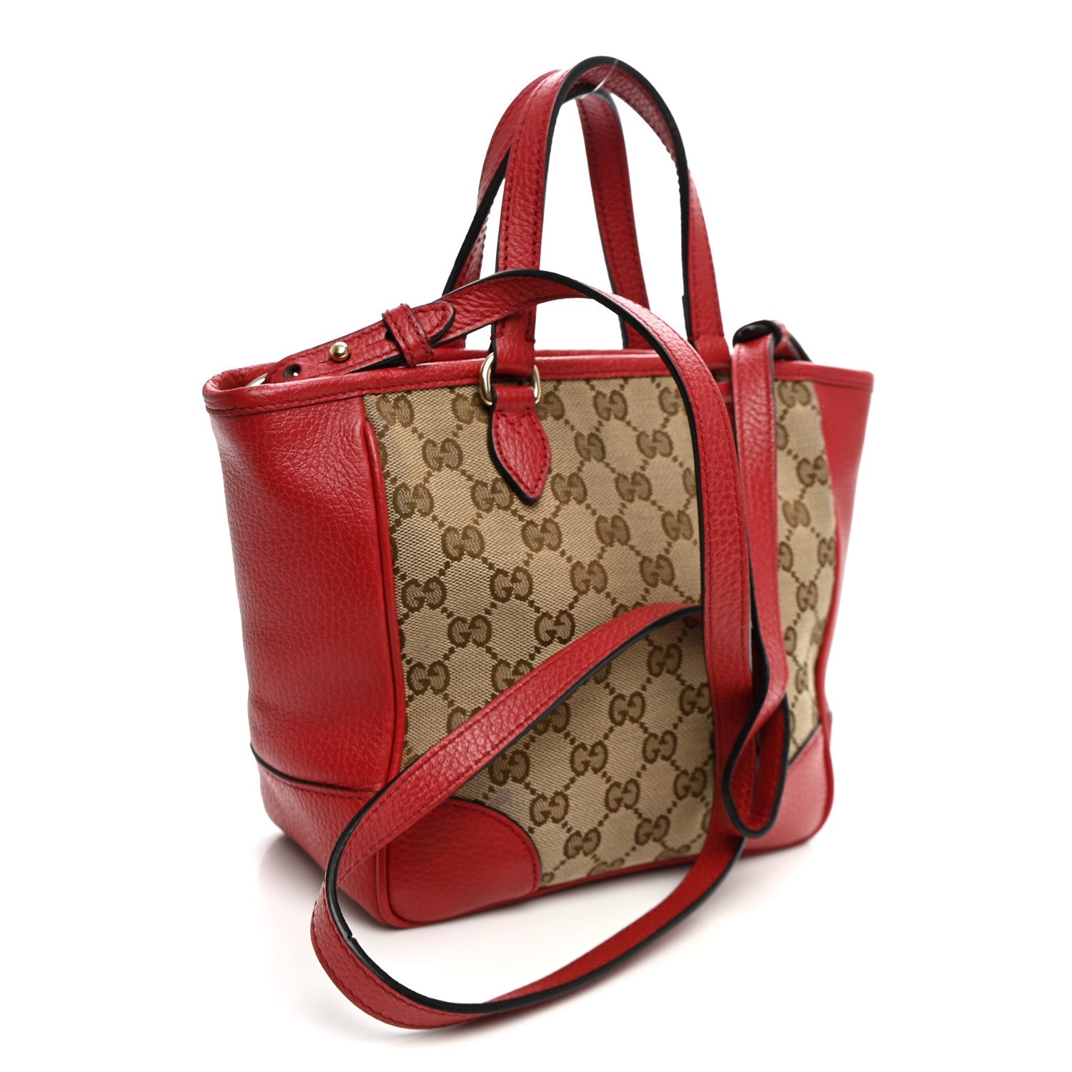 Gucci Monogram Small Bree Tote Red