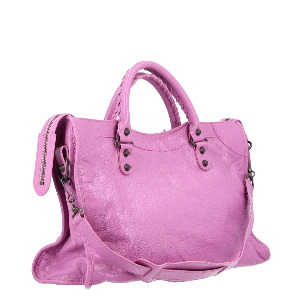 Balenciaga Agneau Classic Hardware City Rose Berlingot