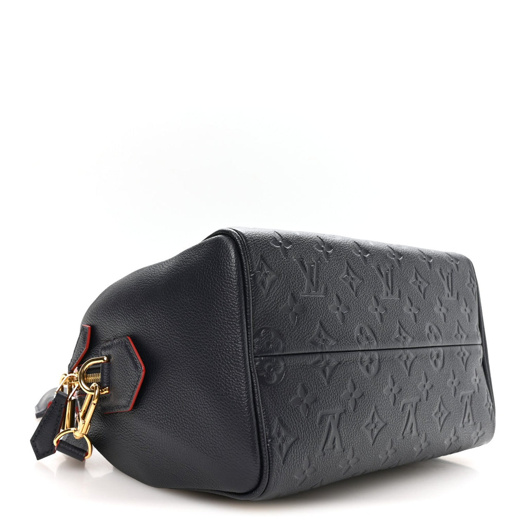 Louis Vuitton Empreinte Speedy Bandouliere 25 NM Marine Rouge