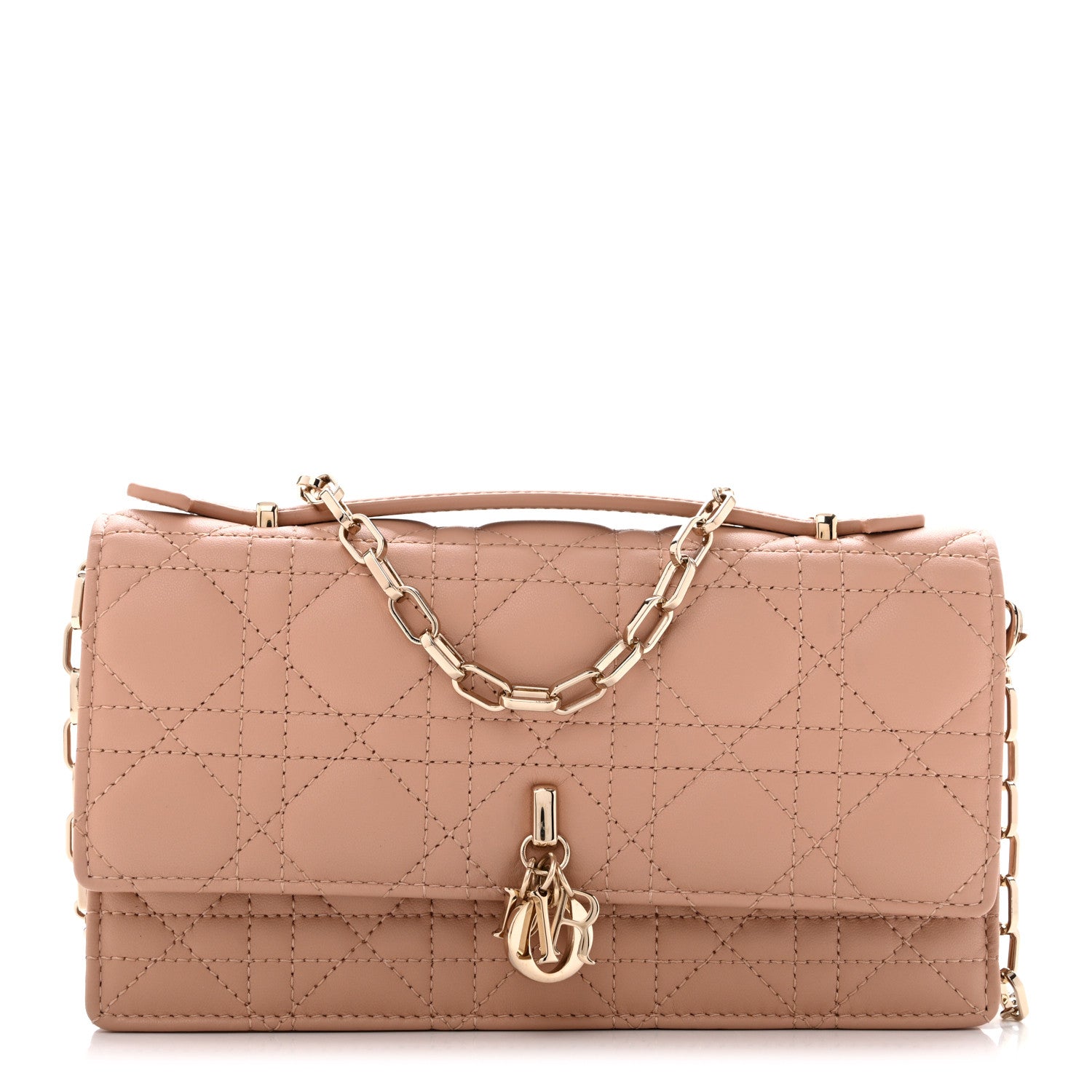 Dior Lambskin Cannage Mini My Dior Bag Rose Des Vents