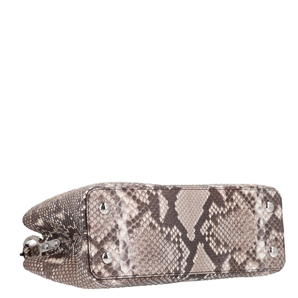 Louis Vuitton Snakeskin Capucines PM Naturel