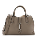 Gucci Soft Calfskin Small Jackie Top Handle Bag Taupe