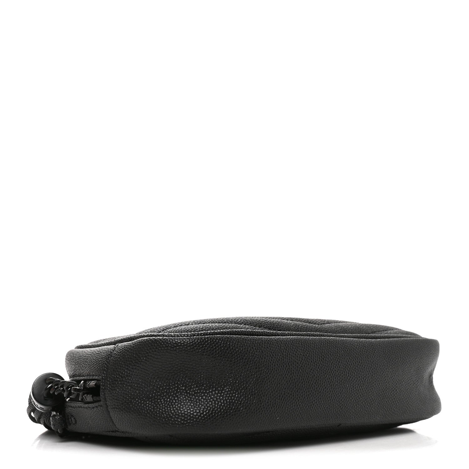 Saint Laurent Grain De Poudre Matelasse Monochrome Monogram Mini Lou Camera Bag Black
