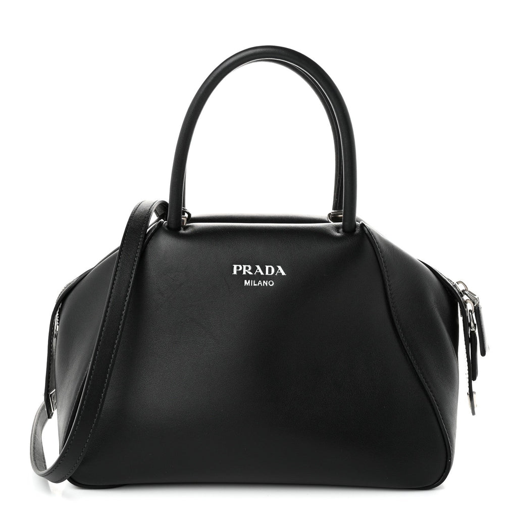 Prada Softy Calfskin Small Supernova Handbag Black