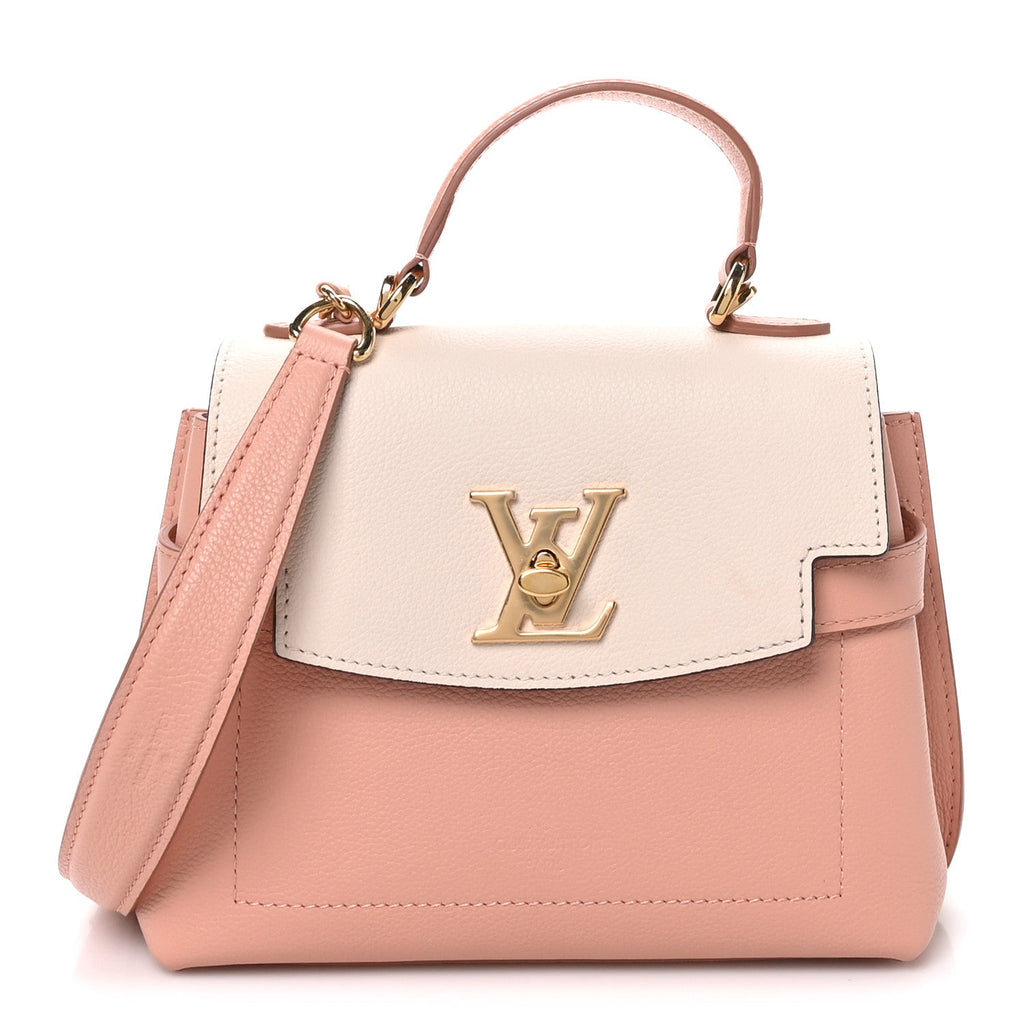 Louis Vuitton Soft Calfskin Mini Lockme Ever Rose Trianon Quartz