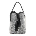 Miu Miu Raso Crystal Starlight Bucket Bag Black