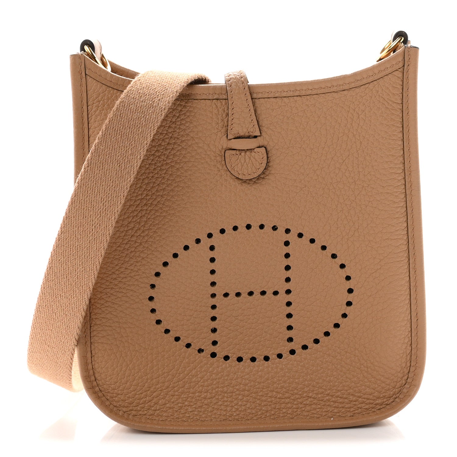 Hermès Taurillon Clemence Amazone Evelyne TPM Chai