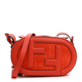 Fendi Vitello Grace Camoscio O'Lock Mini Camera Case Tulipano
