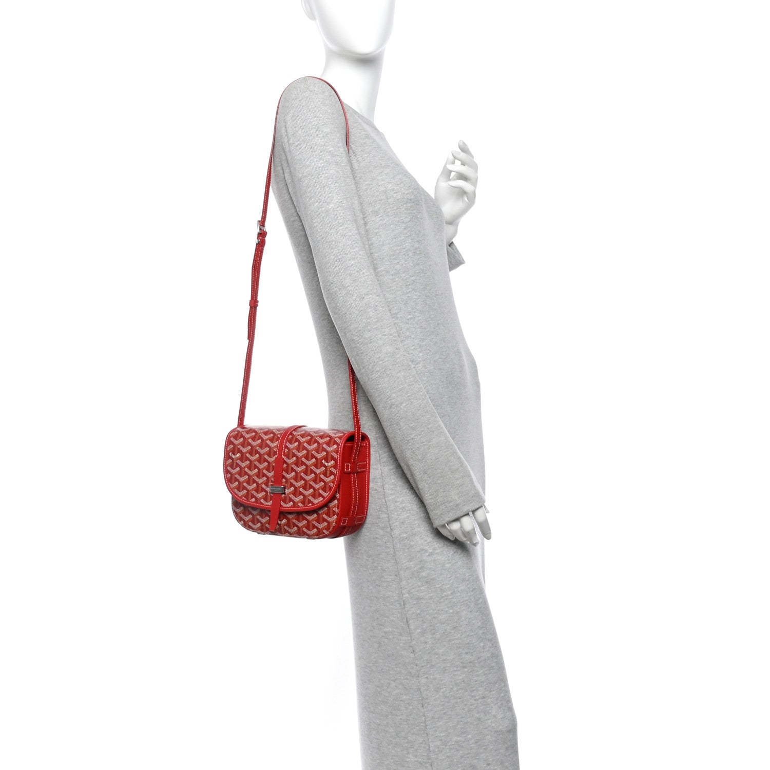 Goyard Belvedere II PM Messenger Bag Red