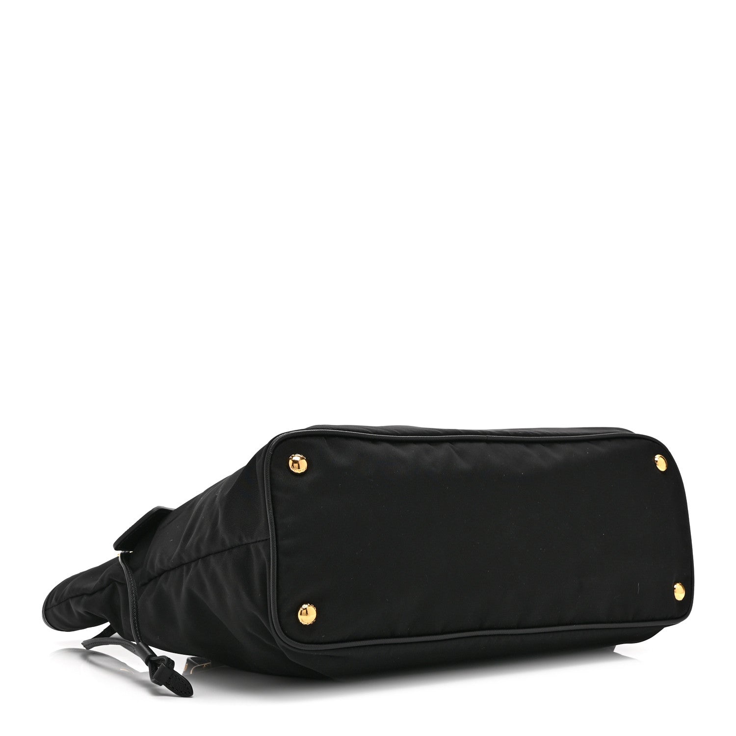 Prada Tessuto Nylon Saffiano Shopping Tote Black
