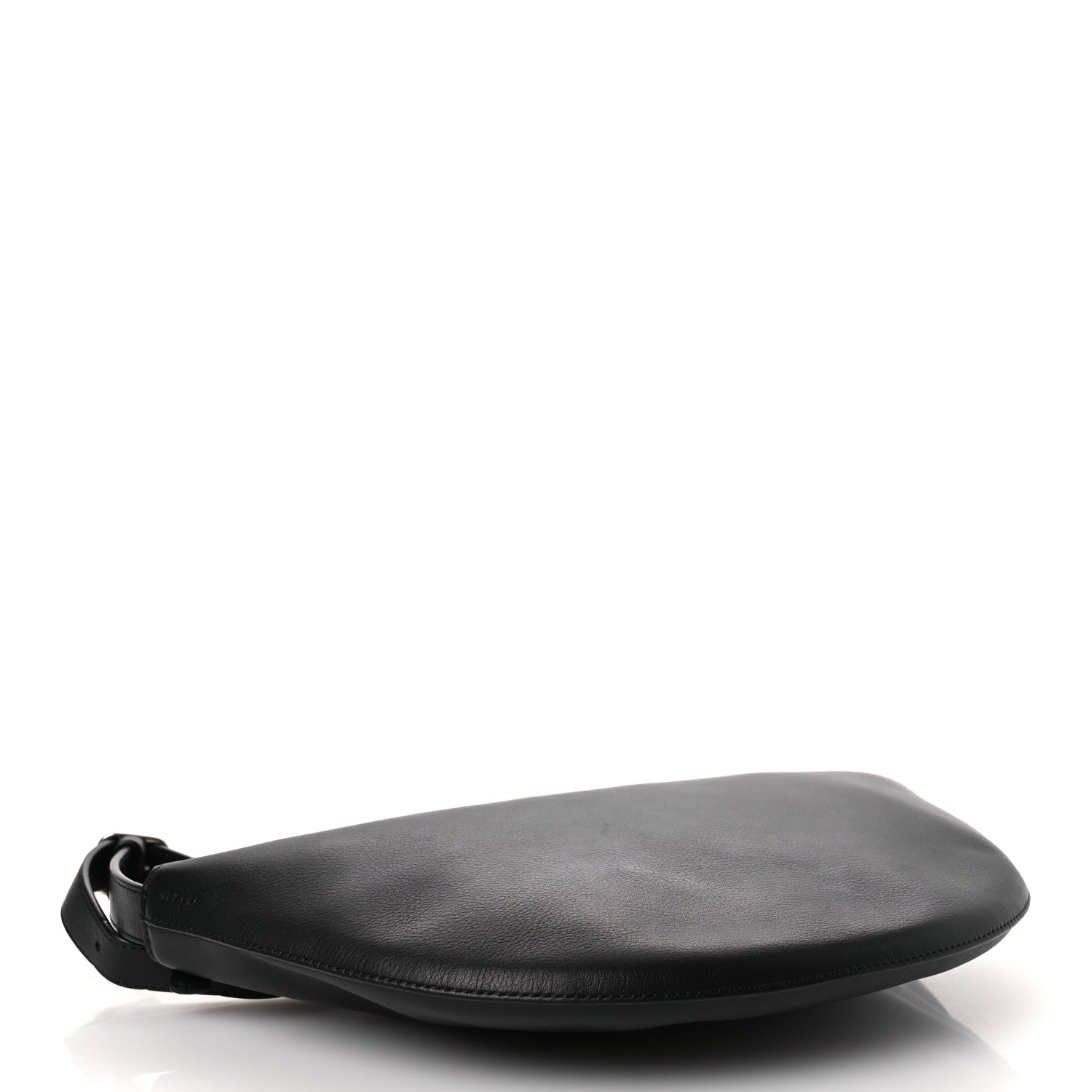 The Row Finely Grained Calfskin Jouvette Bag Black