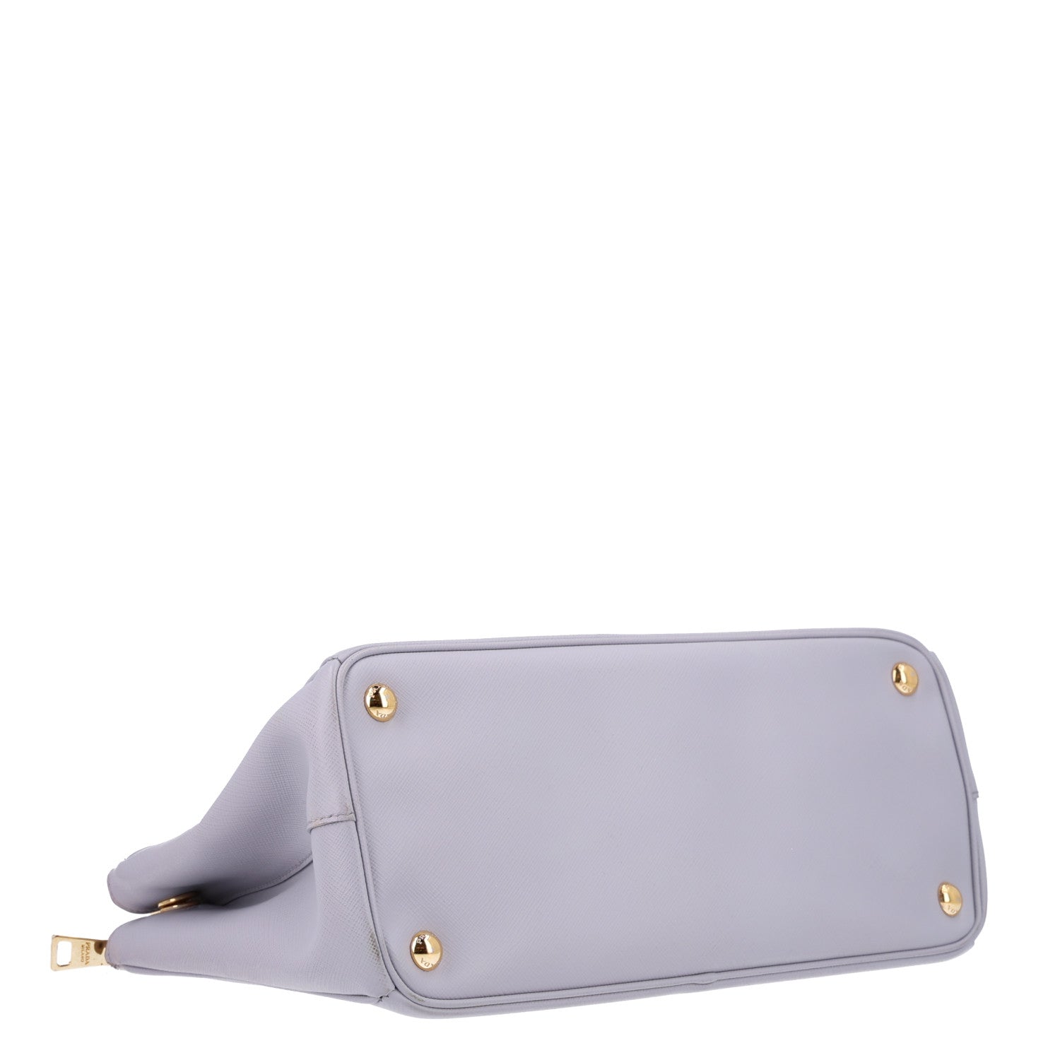 Prada Saffiano Small Galleria Double Zip Tote Glicine