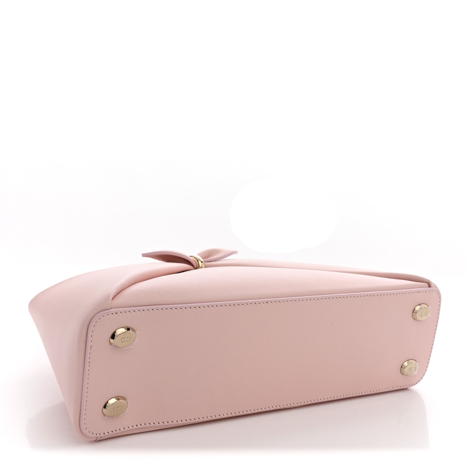 Dior Shiny Smooth Calfskin Small Cigale Bag Rose Songe