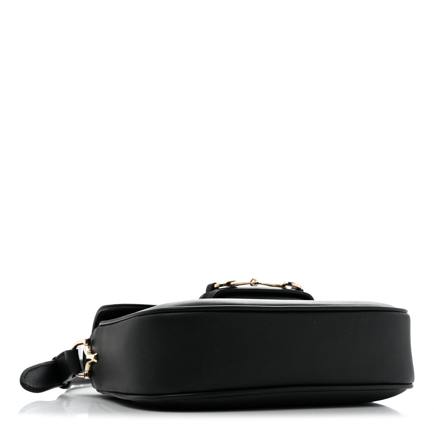 Gucci Arabella Calfskin Horsebit 1955 Shoulder Bag Black
