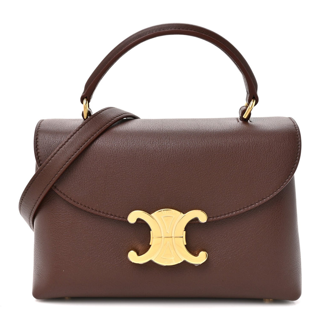 Celine Supple Grained Calfskin Teen Nino Chestnut