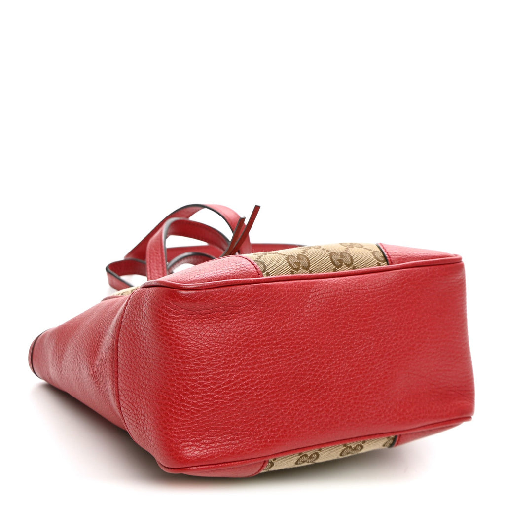 Gucci Monogram Small Bree Tote Red