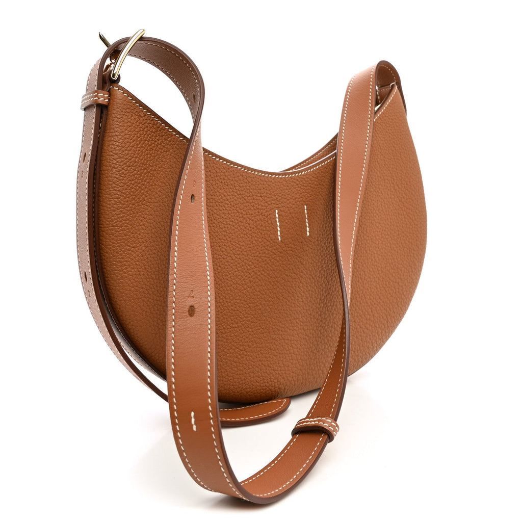 Hermès Togo Swift P'tit Arcon Gold