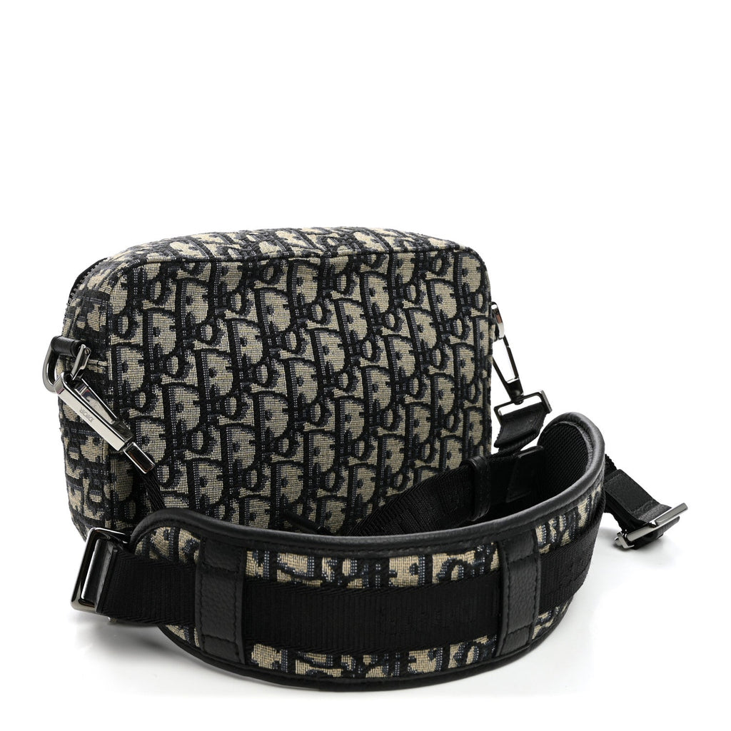 Dior HOMME Oblique Maxi Safari Messenger Beige Black