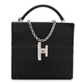 Hermès Chevre Chamkila Cinhetic Boxy Top Handle Bag Black
