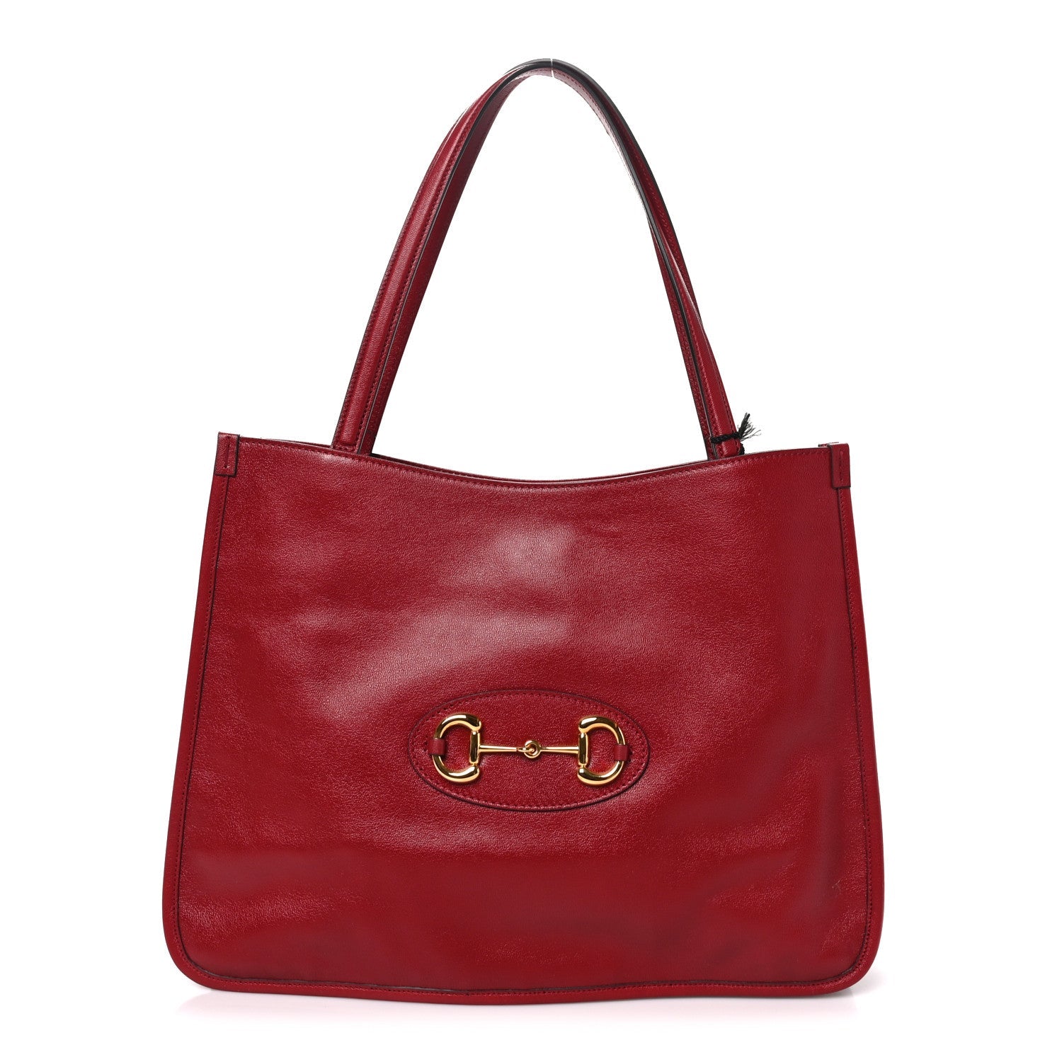 Gucci New Sakai Calfskin Lux Horsebit 1955 Tote Bag New Cherry Red