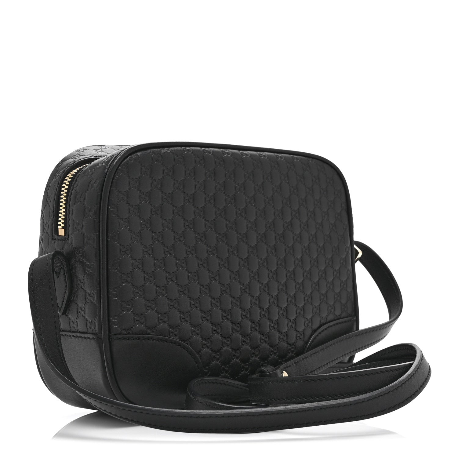 Gucci Microguccissima Mini Bree Messenger Bag Black
