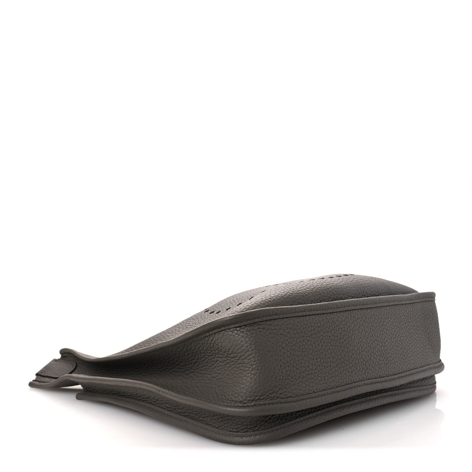 Hermès Taurillon Clemence Evelyne III PM Etain