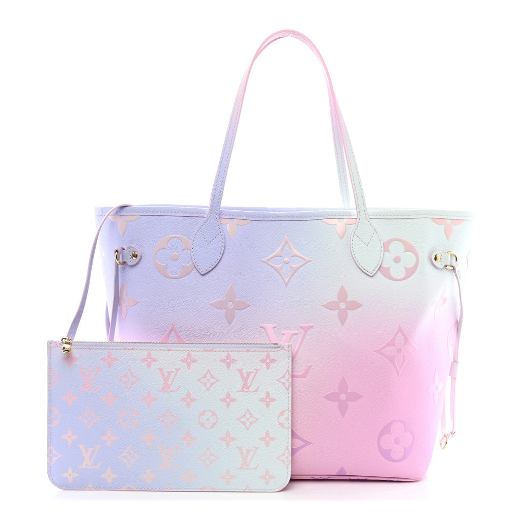 Louis Vuitton Monogram Giant Spring In The City Neverfull MM Sunrise Pastel