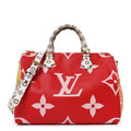 Louis Vuitton Monogram Giant Speedy Bandouliere 30 Rouge