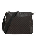 Gucci Monogram Large Messenger Bag Brown