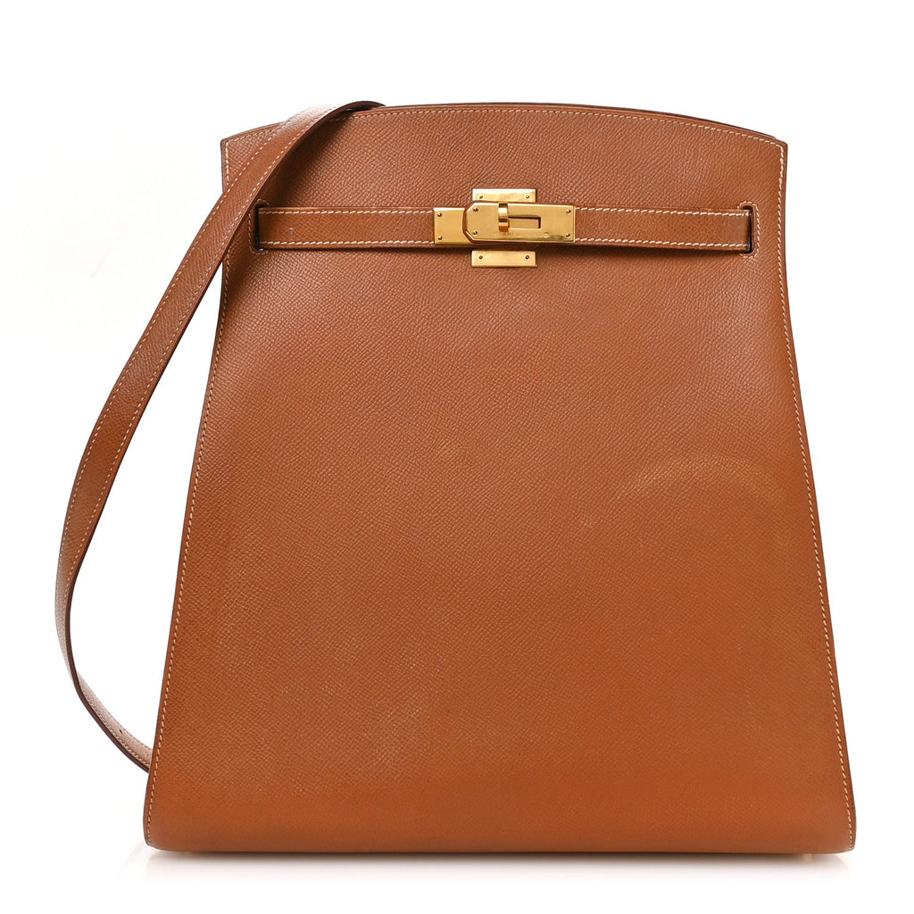 Hermès Courchevel Kelly Sport GM Gold