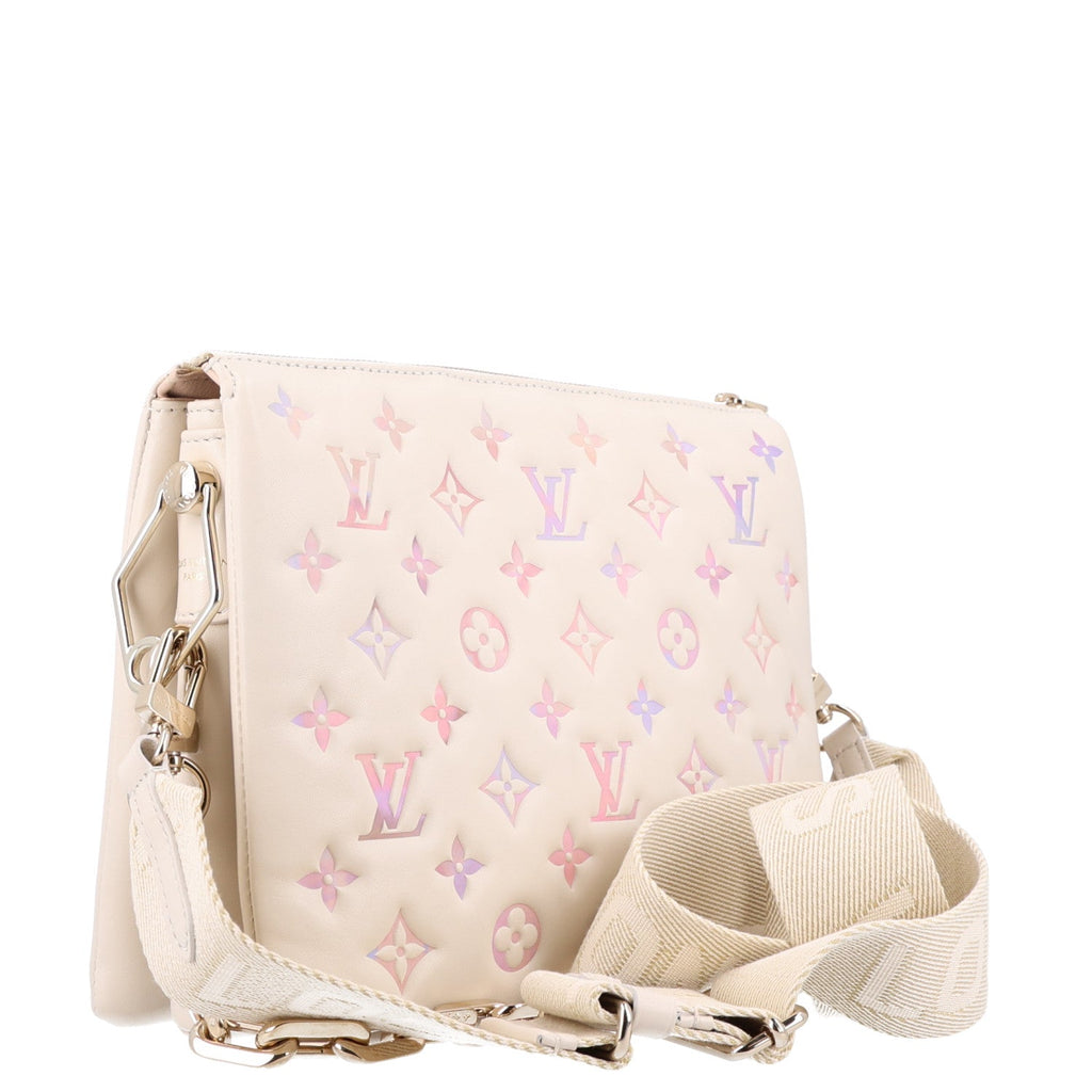 Louis Vuitton Lambskin Embossed Monogram Coussin PM Dream